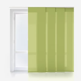 Touched By Design Deluxe Plain Lime Panel Blind