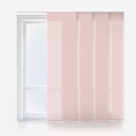 Touched By Design Deluxe Plain Peony Pink Panel Blind