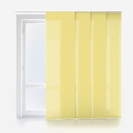 Touched By Design Deluxe Plain Primrose Yellow Panel Blind