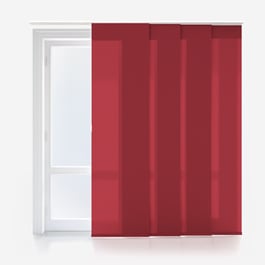 Touched by Design Deluxe Plain Red Panel Blind