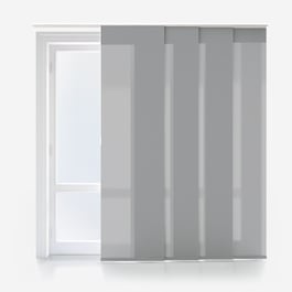 Touched by Design Deluxe Plain Storm Grey Panel Blind