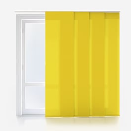 Touched by Design Deluxe Plain Sunshine Yellow Panel Blind