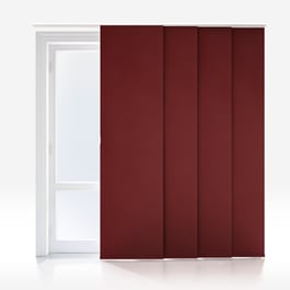 Touched By Design Optima Blackout Merlot Red Panel Blind