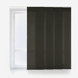 Touched By Design Optima Dimout Black Panel Blind