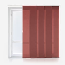 Touched By Design Optima Dimout Merlot Red Panel Blind