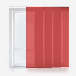 Touched By Design Optima Dimout Red Panel Blind
