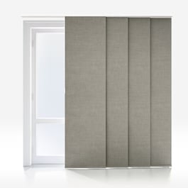 Touched By Design Voga Blackout Dove Grey Textured Panel Blind