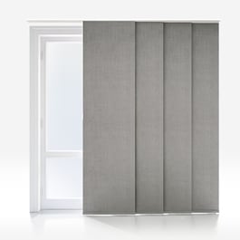 Touched By Design Voga Blackout Smoke Grey Textured Panel Blind