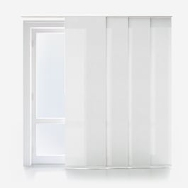 Touched By Design Voga White Textured Panel Blind