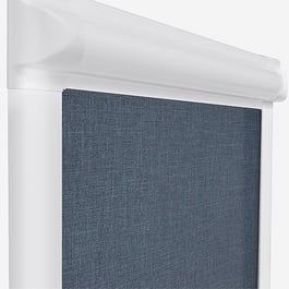 Leniro Blackout Navy Blue Perfect Fit&reg; Roller Blind