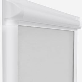 Voile FR White Perfect Fit&reg; Roller Blind