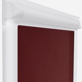 Optima Blackout Merlot Red Perfect Fit&reg; Roller Blind
