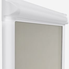 Optima Blackout Silver Grey Perfect Fit&reg; Roller Blind