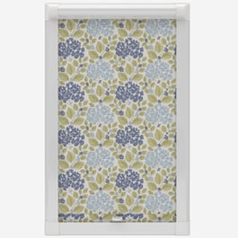 Eclipse Hydrangea Sky Perfect Fit Roller Blind