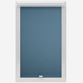 Louvolite Iona Blackout French Blue Perfect Fit Roller Blind