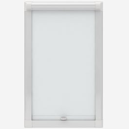 Louvolite Voile FR White Perfect Fit Roller Blind