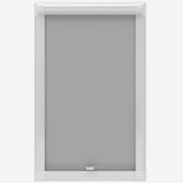 Touched By Design Absolute Blackout Light Grey Perfect Fit Roller Blind