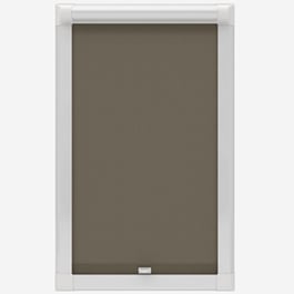 Touched By Design Absolute Blackout Taupe Perfect Fit Roller Blind