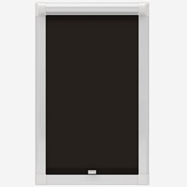 Touched by Design Deluxe Plain Espresso Perfect Fit Roller Blind