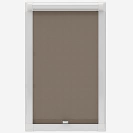 Touched by Design Deluxe Plain Mushroom Perfect Fit Roller Blind