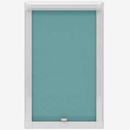 Touched by Design Deluxe Plain Ocean Green Perfect Fit Roller Blind