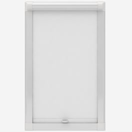 Touched by Design Deluxe Plain Porcelain White Perfect Fit Roller Blind