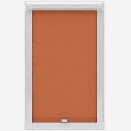 Touched by Design Supreme Blackout Orange Marmalade Perfect Fit Roller Blind