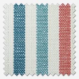 Emily Bond Cornish Stripe Blue Multi Roller Blind
