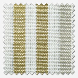 Emily Bond Cornish Stripe Gold Natural Roller Blind