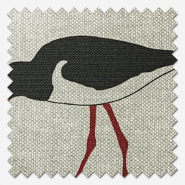 Emily Bond Oyster Catcher Charcoal Roller Blind