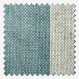 Emily Bond Parasol Stripe Fowey Blue Roller Blind
