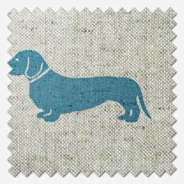 Emily Bond Peggy True Blue Roller Blind