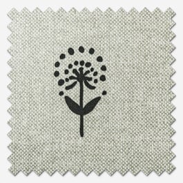 Emily Bond Wild Thyme Charcoal Roller Blind