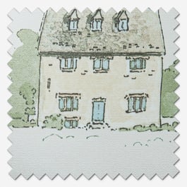 Sophie Allport Spring Cottage White Roller Blind