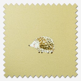 Sophie Allport Woodland Hedgehog Mustard Roller Blind