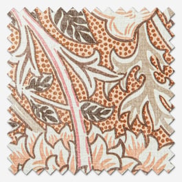 William Morris at Home Double Bough Terracotta Roller Blind