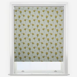 Emily Bond Cornflower Yellow Roller Blind