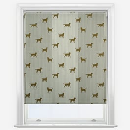 Emily Bond Marley Gold Roller Blind