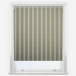Emily Bond Parasol Stripe Taupe Roller Blind