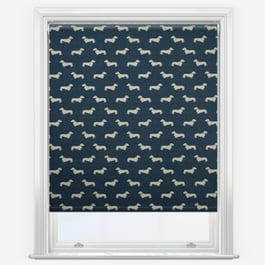 Emily Bond Peggy Indigo Roller Blind