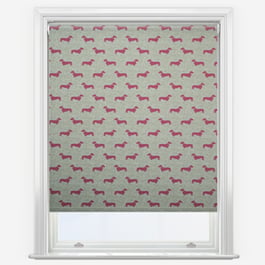 Emily Bond Peggy Raspberry Roller Blind