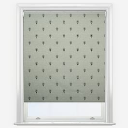 Emily Bond Wild Thyme Charcoal Roller Blind