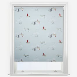 Sophie Allport Coastal Boats Blue Roller Blind