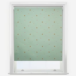 Sophie Allport Woodland Hedgehog Sage Green Roller Blind