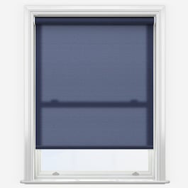 Touched by Design Deluxe Plain Indigo Roller Blind