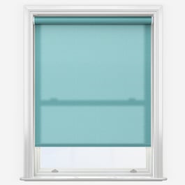 Touched by Design Deluxe Plain Ocean Green Roller Blind