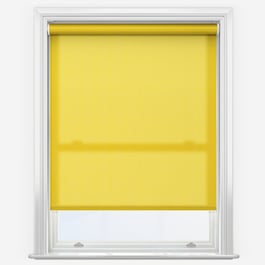 Touched by Design Deluxe Plain Sunshine Yellow Roller Blind