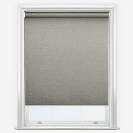 Touched By Design Voga Blackout Dove Grey Textured Roller Blind