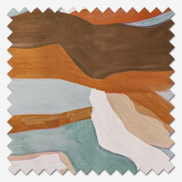 Sonova Studio Abstract Landscape Natural Clay Roller Blind