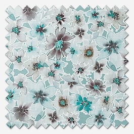 Sonova Studio Garden Violets Duck Egg Roller Blind